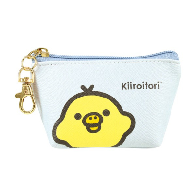 Rilakkuma Triangular Mini Pouch Kiiroitori (リラックマ 三角ミニポーチ キイロイトリ)
