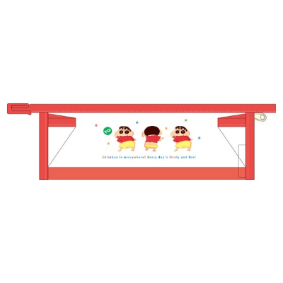 Crayon Shin-chan Charm-Included Border Pen Pouch Shin-chan World/Dawn (クレヨンしんちゃんチャーム付きフチイロペンポーチ しんちゃんワールド/ドーン) - Image 2