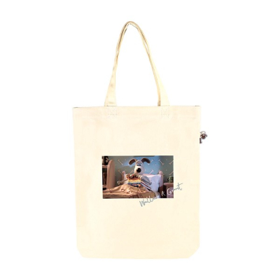 Wallace and Gromit Pop-Up Tote Bag - Knitted (ウォレスとグルミット ぴょこっとトートバッグ あみもの)