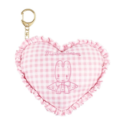 Sanrio Characters Heart Cushion Pouch Maron Cream (サンリオキャラクターズ ハートクッションポーチ マロンクリーム)