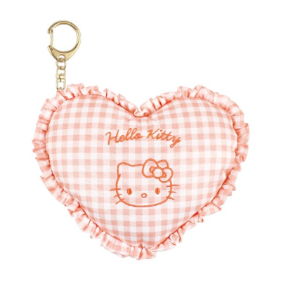 Sanrio Characters Heart Cushion Pouch Hello Kitty (サンリオキャラクターズ ハートクッションポーチ ハローキティ)
