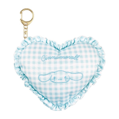 Sanrio Characters Heart Cushion Pouch - Cinnamoroll (サンリオキャラクターズ ハートクッションポーチ シナモロール)