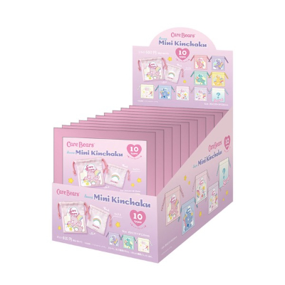 New in February: Care Bears Secret Mini Drawstring Bags (Box of 10) - Care Bears Secret Mini Drawstring Bags (Box of 10) (2月新発売 ケアベア シークレットミニ巾着 10個入BOX - ケアベア シークレットミニ巾着 10個入BOX)