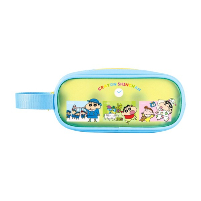 New for February: Crayon Shin-chan Matte Clear Pouch with Handle - Shin-chan's Day - Crayon Shin-chan Matte Clear Pouch with Handle - Shin-chan's Day (2月新発売 クレヨンしんちゃん ハンドル付きマットクリアポーチ しんちゃんの1日 - クレヨンしんちゃん ハンドル付きマットクリアポーチ しんちゃんの1日)