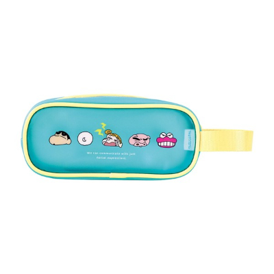 New for February: Crayon Shin-chan Matte Clear Pouch with Handle, Standard Expression - Crayon Shin-chan Matte Clear Pouch with Handle, Standard Expression (2月新発売 クレヨンしんちゃん ハンドル付きマットクリアポーチ 表情/スタンダード - クレヨンしんちゃん ハンドル付きマットクリアポーチ 表情/スタンダード)