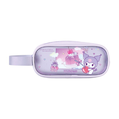 New for February: Sanrio Characters Matte Clear Pouch with Handle, Jiggly Jelly/Kuromi - Sanrio Characters Matte Clear Pouch with Handle, Jiggly Jelly/Kuromi (2月新発売 サンリオキャラクターズ ハンドル付きマットクリアポーチ ジグリーゼリー/クロミ - サンリオキャラクターズ ハンドル付きマットクリアポーチ ジグリーゼリー/クロミ)