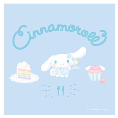 Chocotto Sheet with Pouch, Cinnamoroll Sanrio Afternoon Tea Series - Chocotto Sheet with Pouch, Cinnamoroll (ちょこっとシート ポーチ付き シナモロール サンリオ アフタヌーンティーシリーズ - ちょこっとシート ポーチ付き シナモロール) - Image 2