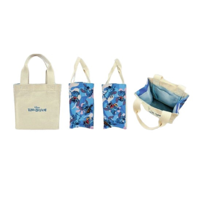 Disney Mini Square Tote Bag, Stitch - Mini Square Tote Bag, BL (ミニスクエアトート スティッチ Disney/ディズニー - ミニスクエアトート BL) - Image 2