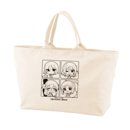 (s)ぼっち・ざ・ろっく! むーらんさんイラスト 集合 制服Ver. BIGジップトートバッグ 送料別880円