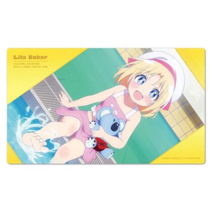 ゲーセン少女と異文化交流 キャラクターラバーマット リリー・ベイカー 水着Ver.