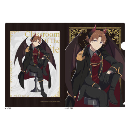 (s)ようこそ実力至上主義の教室へ 描き下ろしクリアファイル 綾小路清隆/悪魔 送料別880円