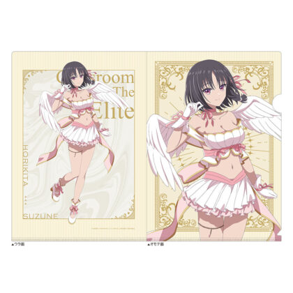 (s)ようこそ実力至上主義の教室へ 描き下ろしクリアファイル 堀北鈴音/天使 送料別880円