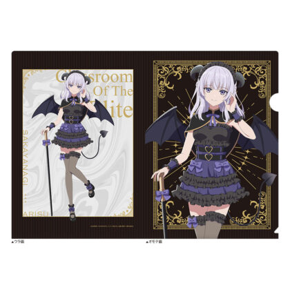 (s)ようこそ実力至上主義の教室へ 描き下ろしクリアファイル 坂柳有栖/悪魔 送料別880円