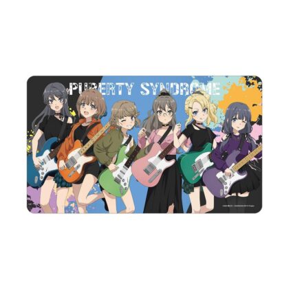 ｢青春ブタ野郎｣シリーズ 描き下ろし 集合 ギター演奏ver. マルチデスクマット