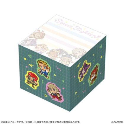 ストリートファイター6 ブロックメモ デフォルメスタイル