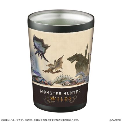 モンスターハンターワイルズ モンスター比較図 ステンレスタンブラー