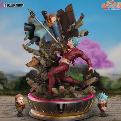 (s)七つの大罪 - バン vs キング スタチュー 送料別880円