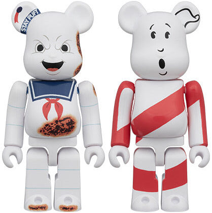 (s)BE@RBRICK STAY PUFT MARSHMALLOW MAN -ANGRY FACE- & NO GHOST 2PCS SET 送料別880円