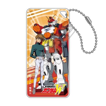 (s)新機動戦記ガンダムW 場面写 ドミテリアキーチェーンJr. トロワ&ガンダムヘビーアームズ 送料別880円