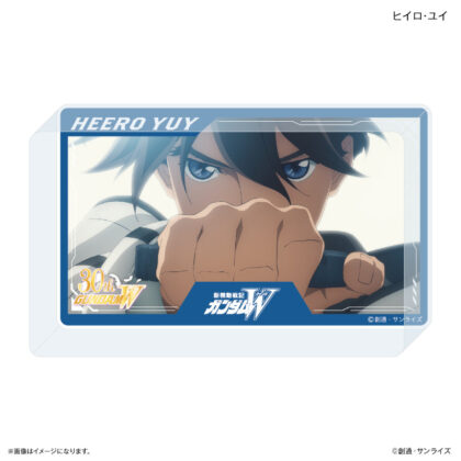 (s)『新機動戦記ガンダムW』 アクリルブロック ヒイロ・ユイ 送料別880円
