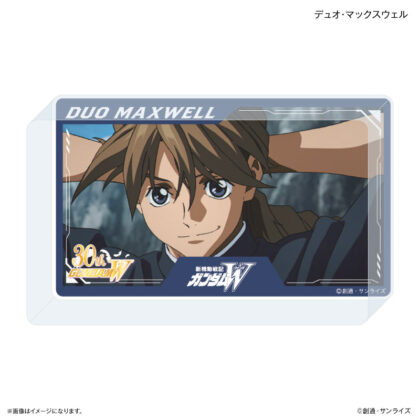 (s)『新機動戦記ガンダムW』 アクリルブロック デュオ・マックスウェル 送料別880円