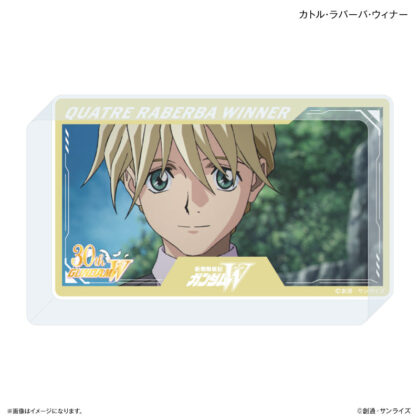 (s)『新機動戦記ガンダムW』 アクリルブロック カトル・ラバーバ・ウィナー 送料別880円