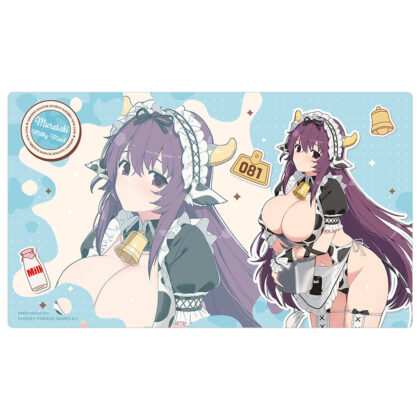 シノビマスター 閃乱カグラ NEW LINK 描き下ろしラバーマット 紫/ミルキーメイド