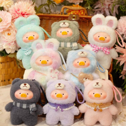 (s)LuLu the Piggy - ルル・ザ・ピギー ジョイフルタイムシリーズ PVCプラッシュキーチェーン 送料別880円