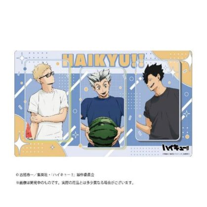 ハイキュー!! ラバーデスクマットコレクション スイカ(月島・黒尾・木兎)