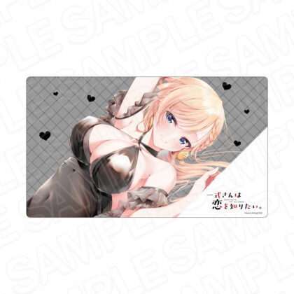 一式さんは恋を知りたい。 ラバーデスクマット 一式リンナミルフォード ブラックドレスVer.