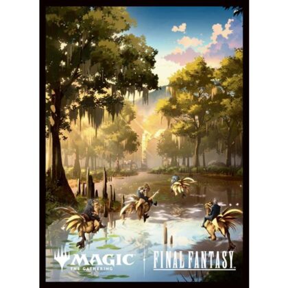 『MTG　FF』 プレイヤーズカードスリーブ MFS-79 チョコボ・バンドル 《沼》