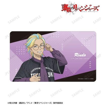 東京リベンジャーズ 描き下ろし 灰谷竜胆 ベースボールシャツVer. マルチデスクマット
