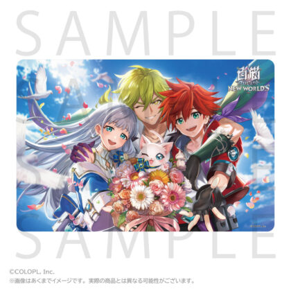 白猫プロジェクト NEW WORLD'S ラバーマット 12周年KV1
