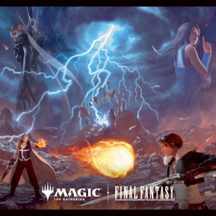 『MTG-FF』プレイヤーズカードスリーブMFS-83 シーン・ボックス・アート《運命の予兆》