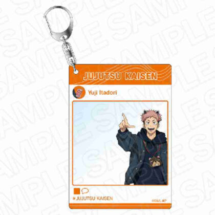 (s)呪術廻戦 インスタントフォト風キーホルダー 虎杖悠仁遊園地Ver.