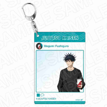 (s)呪術廻戦 インスタントフォト風キーホルダー 伏黒恵 遊園地Ver.