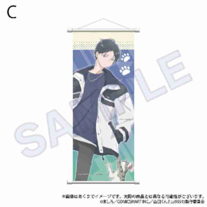 (s)山田くんとLv999の恋をする B2半裁タペストリー ニャンコーデVer. C