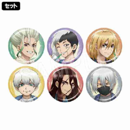 (s)Dr.STONE トレーディンググリッター缶バッジ デニムVer. 送料別880円