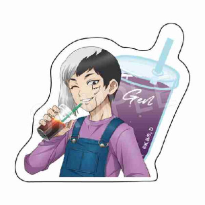 (s)Dr.STONE ダイカットステッカー デニムVer. あさぎりゲン 送料別880円