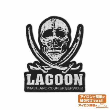 (s)ブラック・ラグーン ソードカトラススカル ワッペン 送料別880円