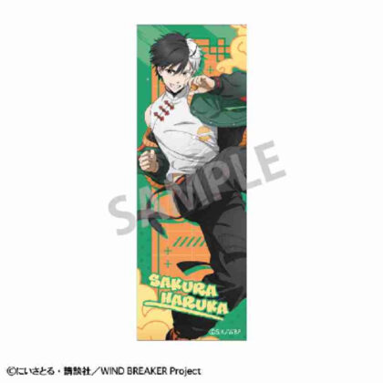 (s)WIND BREAKER ロングスクエア缶バッジ 桜遥 チャイナアクション 送料別880円