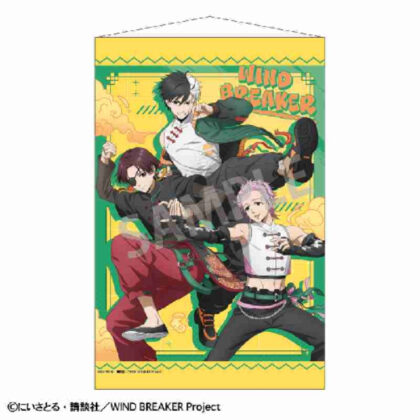 (s)WIND BREAKER B2タペストリー グリーン チャイナアクション 送料別880円