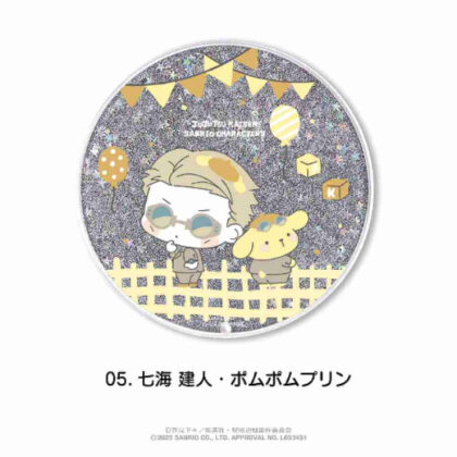 (s)呪術廻戦×サンリオキャラクターズ グリッターコースター 05七海建人・ポムポムプリン 送料別880円