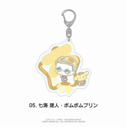 (s)呪術廻戦×サンリオキャラクターズ おなまえ入りアクリルキーホルダー 05 七海建人・ポムポムプリン 送料別880円