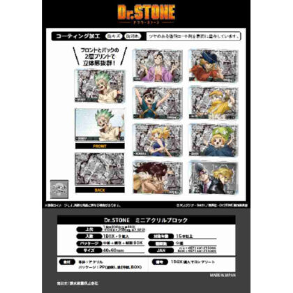 (s)Dr.STONE ミニアクリルブロック 送料別880円