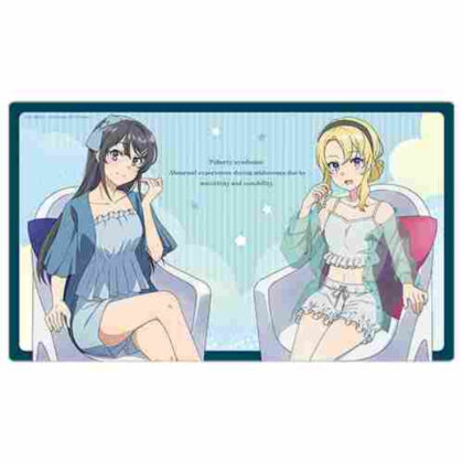 青春ブタ野郎はランドセルガールの夢を見ない 描き下ろしラバーマット 桜島麻衣&豊浜のどか/ルームウェア