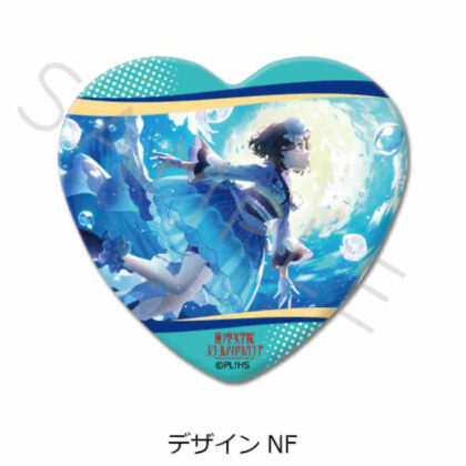 (s)ラブライブ!蓮ノ空女学院スクールアイドルクラブ 第6弾 ハート型缶バッジ デザインNF 送料別880円