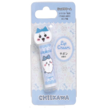910018 ちいかわ マスコット付きリップクリーム<ハチワレ>