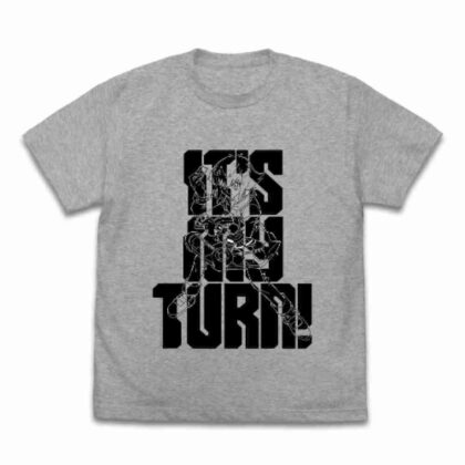 (s)遊☆戯☆王デュエルモンスターズGX 十代の｢俺のターン!｣Tシャツ ミックスグレー S 送料別880円