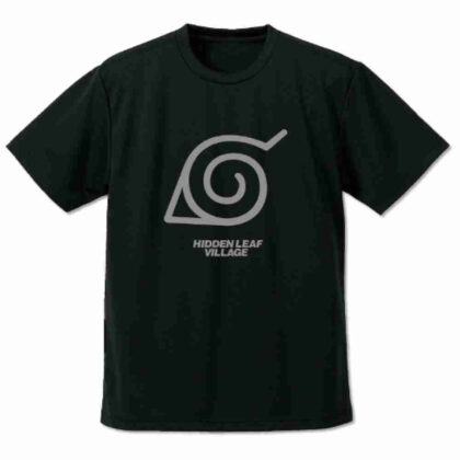 (s)NARUTO-ナルト- 疾風伝 木ノ葉隠れの里 ドライTシャツ ブラック M 送料別880円
